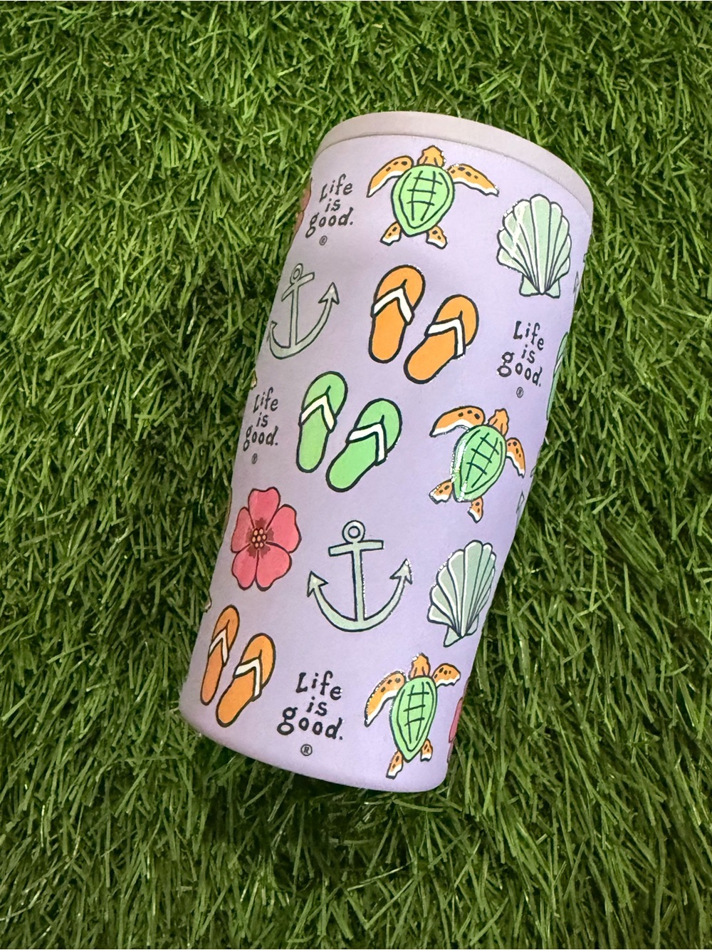 Life Is Good Skinny Can Cooler